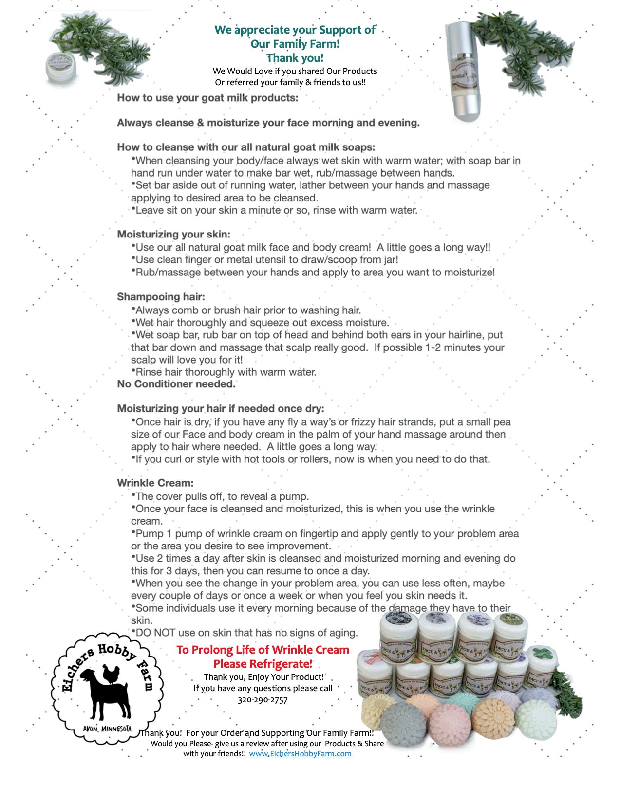 How to Use Eichers Hobby Farm All Natural Goat Milk Products