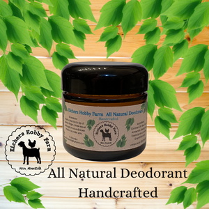 All Natural Handcrafted Deodorant