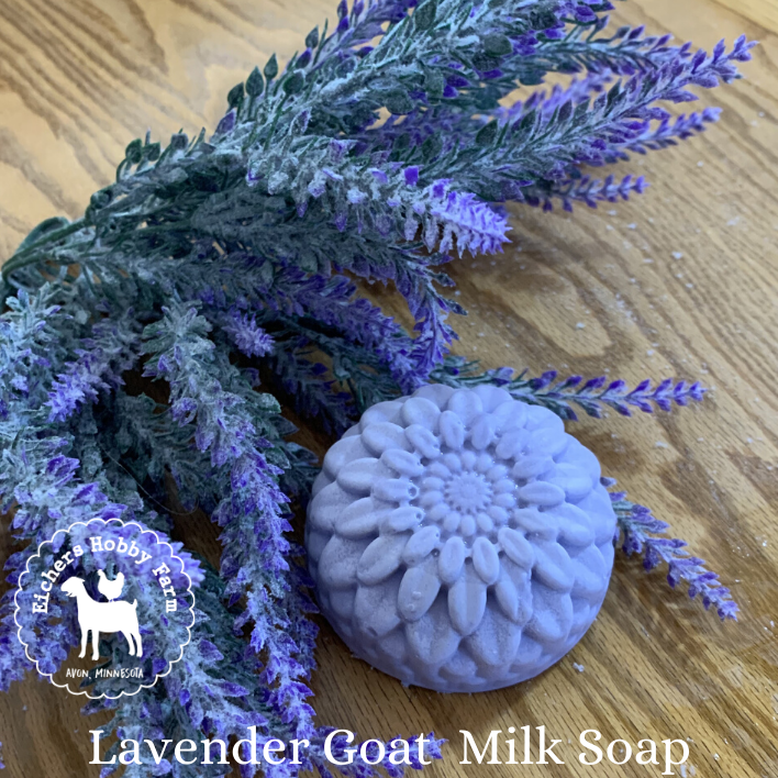 Lavender Handcrafted Goat Milk Soap - eichershobbyfarm - Goat Milk Products - Avon, Minnesota