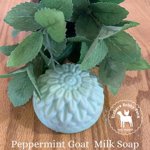 Peppermint Handcrafted Goat Milk Soap - eichershobbyfarm - Goat Milk Products - Avon, Minnesota