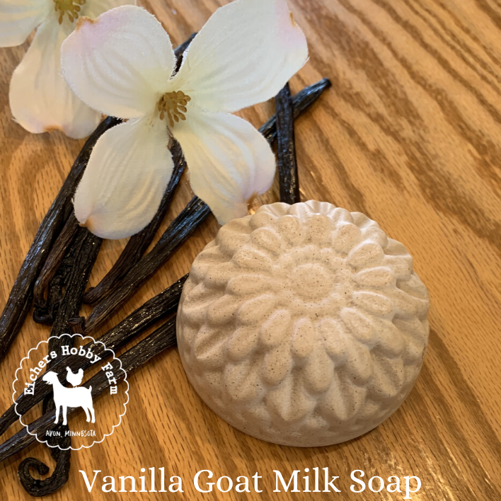 Vanilla Handcrafted Goat Milk Soap - eichershobbyfarm - Goat Milk Products - Avon, Minnesota